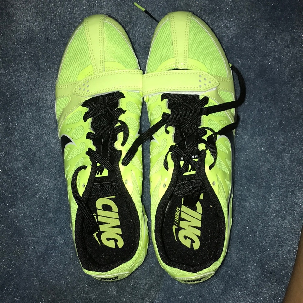 Nike racing spikes, size 6, women’s, sprint